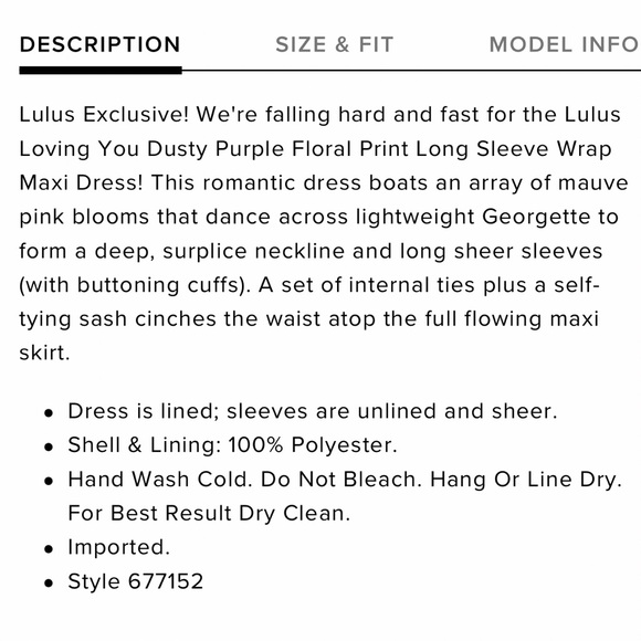 Lulus Dusty Purple Maxi Wrap Floral Dress - Picture 15 of 15